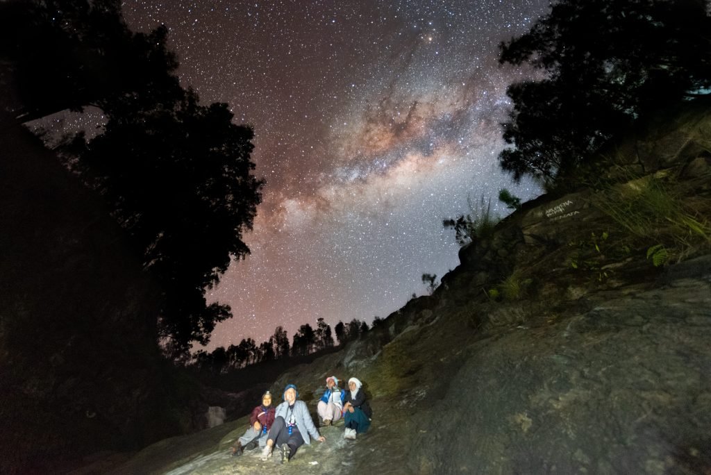 Suasana StarParty dengan peserta dan Bimasakti